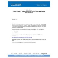 AASHTO LRFDCONS-4 Errata 2