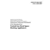 CSA ANSI Z21.86b-2007/CSA 2.32b-2007