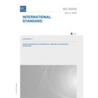 IEC 60436 Amd.1 Ed. 3.0 en:2009