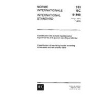 IEC 61100 Ed. 1.0 b:1992