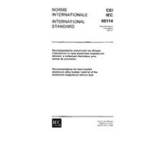 IEC 60114 Ed. 1.0 b:1959