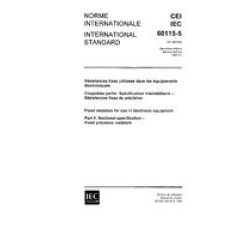 IEC 60115-5 Ed. 2.0 b:1982