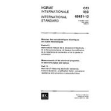 IEC 60151-12 Ed. 1.0 b:1966