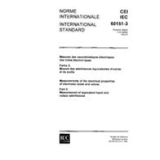 IEC 60151-3 Ed. 1.0 b:1963