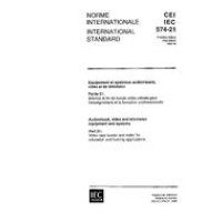 IEC 60574-21 Ed. 1.0 b:1992