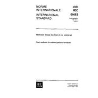 IEC 60683 Ed. 1.0 b:1980