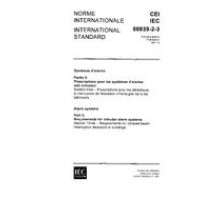 IEC 60839-2-3 Ed. 1.0 b:1987
