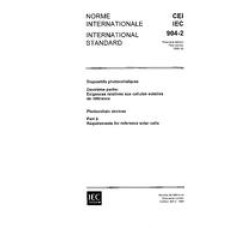 IEC 60904-2 Ed. 1.0 b:1989