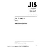 JIS B 1189:2005